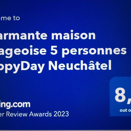 Charmante Maison Villageoise 5 Personnes Happyday Neuchatel Saint-Blaise Kültér fotó
